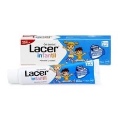 "Lacer" beebi maasika maitsega hammaste geel 75ml