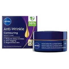 Nivea Night Cream for Improving Facial Contours 65+ (Night Treatment for Wrinkles) 50 ml