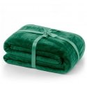 CLASSIC Blanket MIC color bottle green simple style classic type material - textile microfibre 70x150