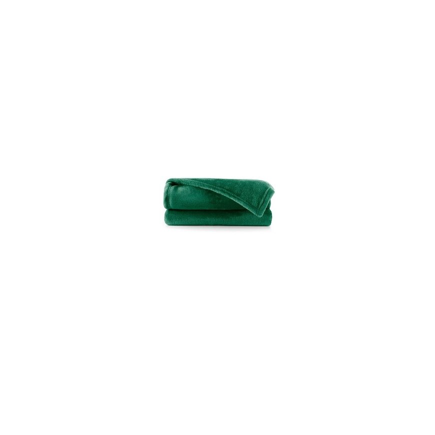 CLASSIC Blanket MIC color bottle green simple style classic type material - textile microfibre 70x150 – 2