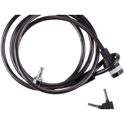 Black & Decker Black + DECKER Bicycle Lock Cable with Zipper 10x2400mm FAMILY Black + DECKER