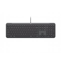 Logitech Signature Slim Wired K620 For Business клавиатура Универсальная USB QWERTY Северные страны Графит