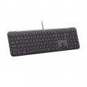 Logitech Signature Slim Wired K620 For Business klaviatūra Universalus USB QWERTY Šiaurės šalių Graf