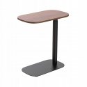 Spacetronik Buddy 17 adjustable height desk, black, dark wood Spacetronik Buddy 17 adjustable height desk, black, dark wood