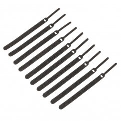 Kolink Velcro Cable Ties - 10 pcs pack, 150 mm, black color