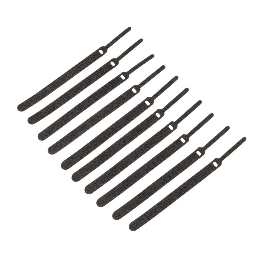 Kolink Velcro Cable Ties - 10 pcs pack, 150 mm, black color