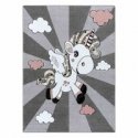 Matto TINIES UNICORN väri harmaa 160x220 Hakano Matto TINIES UNICORN väri harmaa 160x220 Hakano