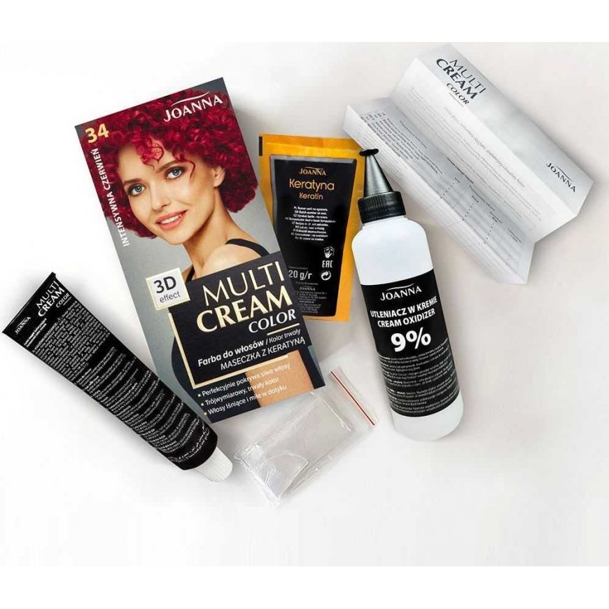 Joanna Multi Cream Color 34 Intense Red – 2
