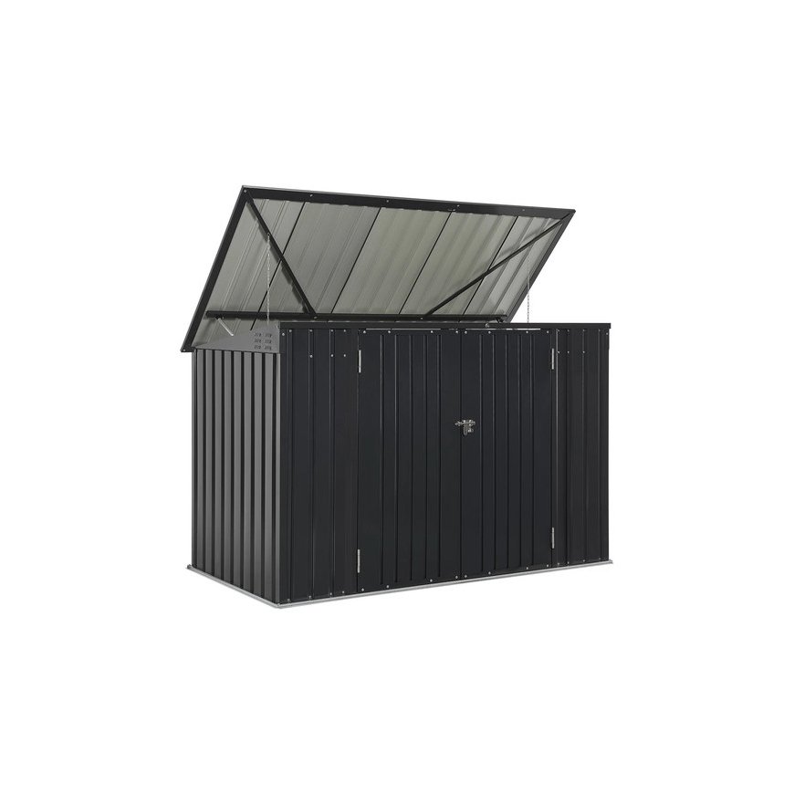 Uniprodo Trash Can Lid with Ventilation Holes, 240 L – 2