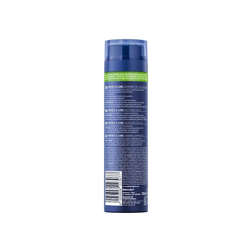 Nivea „Protect & Care“ shaving gel, 200 ml – 2