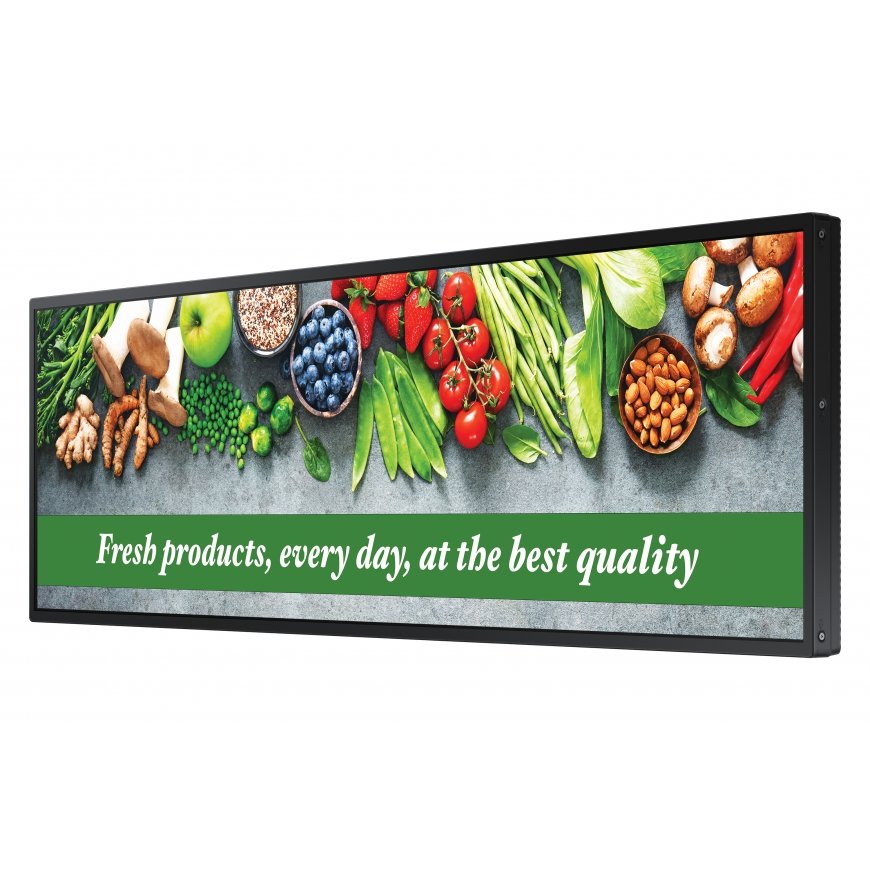 Samsung SH37C Panoraamamalli 94 cm (37") LCD Wi-Fi 700 cd/m² musta Tizen 7.0 24/7 – 2