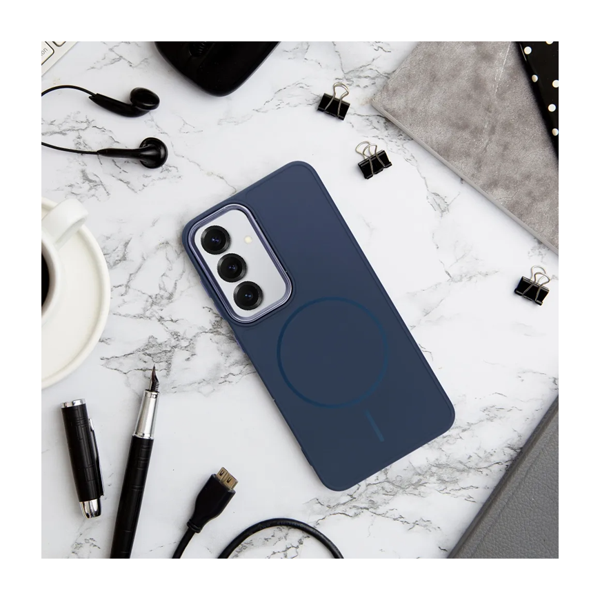 4Kom Oem FRAME MAG COVER чехол совместим с MagSafe для Samsung Galaxy A16 синего цвета – 2