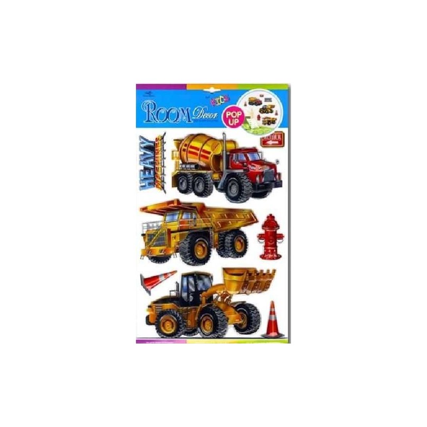 Marko 3D Wall Decorations - Fire Truck Wall Decor