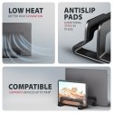 Axagon STND-VB Vertikaler Laptop-Ständer, einstellbare Breite, Aluminium Sülearvuti ja tahvelarvuti 