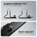Axagon STND-VB Vertikaler Laptop-Ständer, einstellbare Breite, Aluminium Notebook & tablet stand Чер
