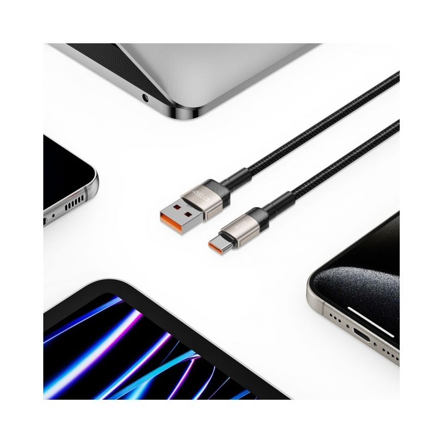 Tech-Protect UltraBoost USB-C / USB-C PD kaapeli 100W 5A 0,25m – harmaa