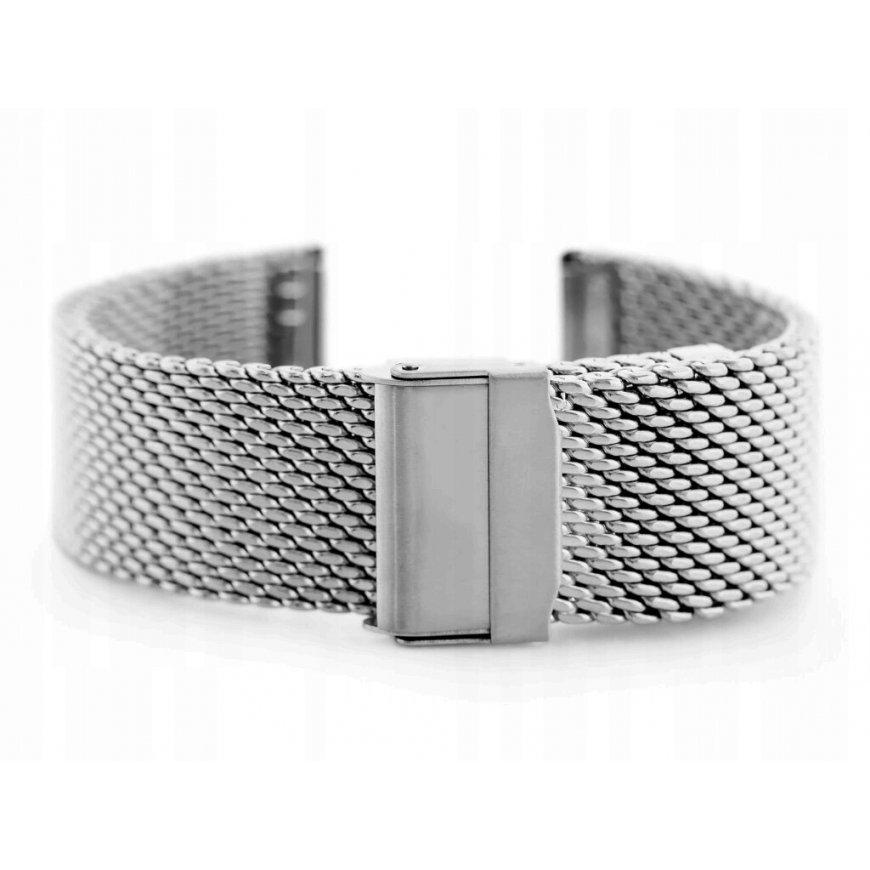 Pacific 10 Bracelet - HQ Mesh - Silver 24mm – 2