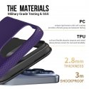 Dėklas Perfectionists Triangle Mag Case Apple iPhone 15 Pro lilla Dėklas Perfectionists Triangle Mag Case Apple iPhone 15 Pro lilla
