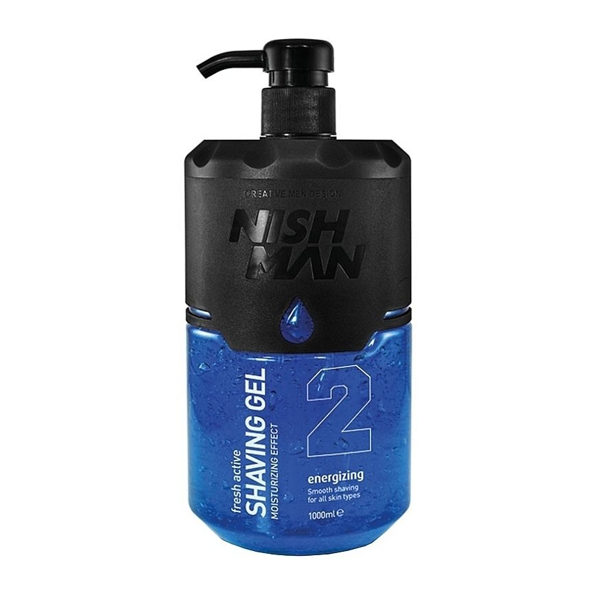 Nishman skūšanās želeja 2 Fresh Active Energizing 1000ml