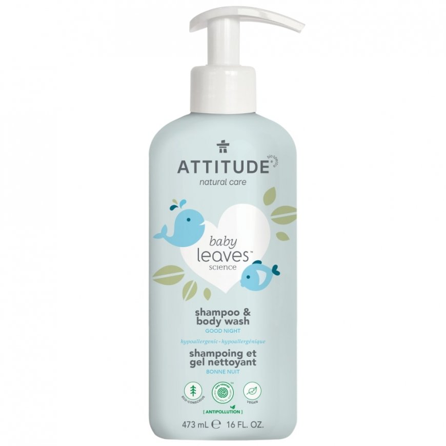 Attitude Good Night Bubble Wash Baby Vonios putos – 2
