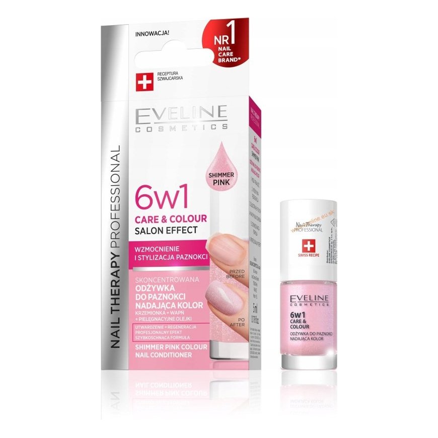 Eveline Cosmetics Nail Therapy Professional 6w1 Care & Colour, 5 ml – 2