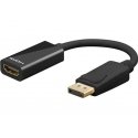 Neutralle Näyttö pienennys, DisplayPort M - HDMI N, DP versio 1.2, musta, erottelutarkkuus enintään 8K Ultra HD 4320p (30 Hz) Neutralle Näyttö pienennys, DisplayPort M - HDMI N, DP versio 1.2, musta, erottelutarkkuus enintään 8K Ultra HD 4320p (30 Hz)