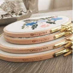 Nurge Marketing Nurge buko wood embroidery hoops 16 cm 100-3