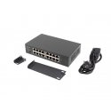Lanberg RSGE-16 сетевой коммутатор Неуправляемый Gigabit Ethernet (10/100/1000) 1U Черный Lanberg RSGE-16 сетевой коммутатор Неуправляемый Gigabit Ethernet (10/100/1000) 1U Черный