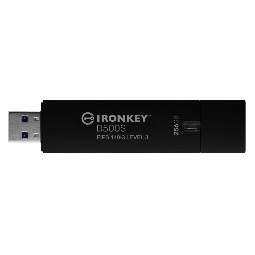 Kingston Technology IronKey 256GB D500S FIPS 140-3 Lvl 3 AES-256 – 3