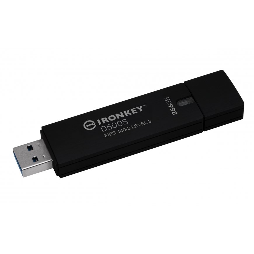 Kingston Technology IronKey D500S USB-välkmälu 256 GB USB tüüp A 3.2 Gen 1 (3.1 Gen 1) Must – 5