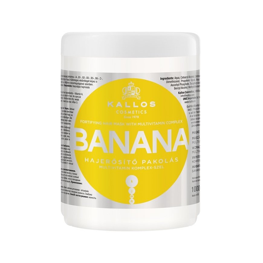 Kallos Banana Fortifying hair mask 1000ml