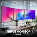 ONKRON G280-B monitor mount / stand 81.3 cm (32") Desk Black ONKRON G280-B monitor mount / stand 81.3 cm (32") Desk Black