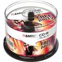 Emtec ECOC805052CB neįrašytas CD diskas CD-R 700 MB 52x 50 vnt