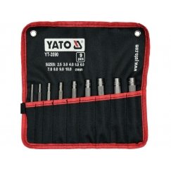 Yato YT-3590 perforators, naglu komplekts un pludiņš