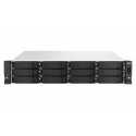QNAP TS-H1887XU-RP NAS Rack (2U) Intel Xeon E E-2336 32 GB DDR4 0 TB QuTS hero Melns, Balts