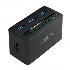 LogiLink CR0042 laptop dock/port replicator Wired USB 3.2 Gen 1 (3.1 Gen 1) Type-A Black
