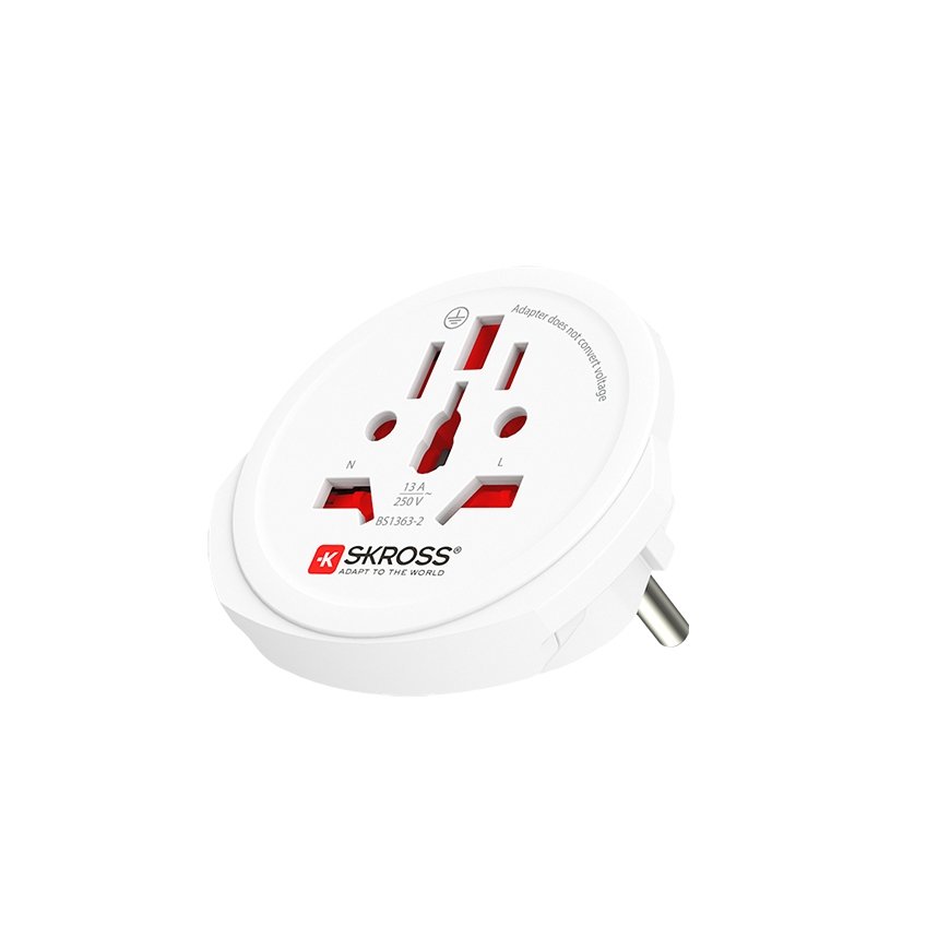 Skross 1.500211C-E elektriskās kontaktdakšas adapters