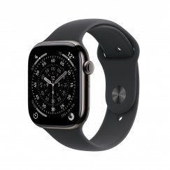 Apple Watch Series 11 OLED 46 mm Digitaalinen 416 x 496 pikseliä Kosketusnäyttö 5G Titaani Wi-Fi GPS (satelliitti)