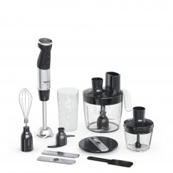 Tefal Quickchef+ HB67G830 trintuvas 0,8 L Panardinamas maišytuvas 1000 W Juoda, Nerūdijančiojo plieno