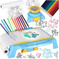 RoGer Elektroniska Izglītojoša Projektora‑Zīmēšanas Stacija Blue
