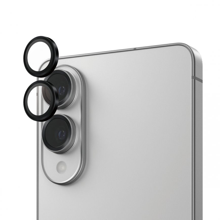 PanzerGlass ® Hoops® Camera Lens Protector Black Samsung S25 Edge Selge ekraanikaitse 1 tk