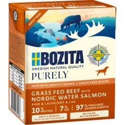 Bozita 9118252 drėgnas šunų maistas Jautiena, Lašišos Suaugusių 370 g
