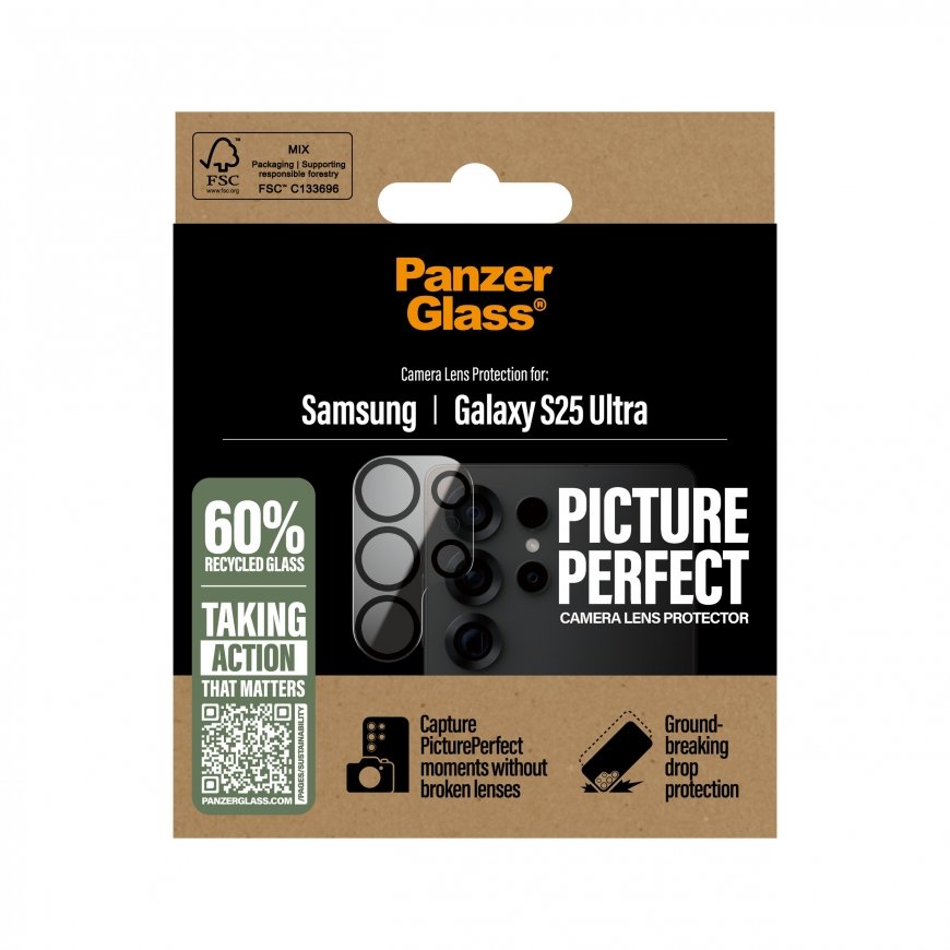 PanzerGlass ® PicturePerfect Camera Lens Protector Samsung Galaxy S25 Ultra Caurspīdīgs ekrāna aizsa – 3