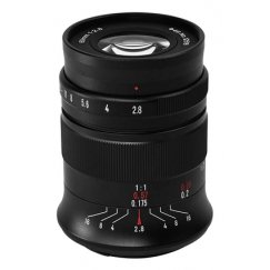 7Artisans 60 mm f/2.8 MKII MILC Makro teleobjektyvas Juoda