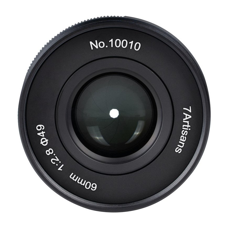 7Artisans 60 mm f/2.8 MKII MILC Makro teleobjektyvas Juoda – 5