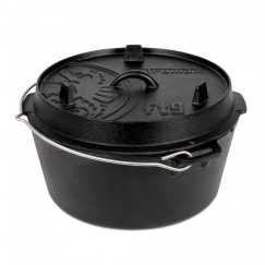 Petromax ft9-t laužo puodas 7,5 L Juoda