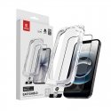 Crong EasyShield 2-Pack Full Glue Tempered Glass for iPhone 16e / iPhone 14 / iPhone 13 / iPhone 13 Crong EasyShield 2-Pack Full Glue Tempered Glass for iPhone 16e / iPhone 14 / iPhone 13 / iPhone 13
