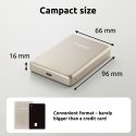 Intenso MW10000 Litija polimērs (LiPo) 10000 mAh Bezvadu lādēšana Šampanietis