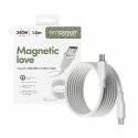 PanzerGlass empower™ by ® Magnetic 240W USB-C to USB-C Cable | USB 2.0 | 1.5M | Silver White PanzerGlass empower™ by ® Magnetic 240W USB-C to USB-C Cable | USB 2.0 | 1.5M | Silver White
