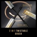 Max Factor Masterpiece 2 In 1 Lash WOW skropstu tuša 001 Black 7 ml Max Factor Masterpiece 2 In 1 Lash WOW skropstu tuša 001 Black 7 ml